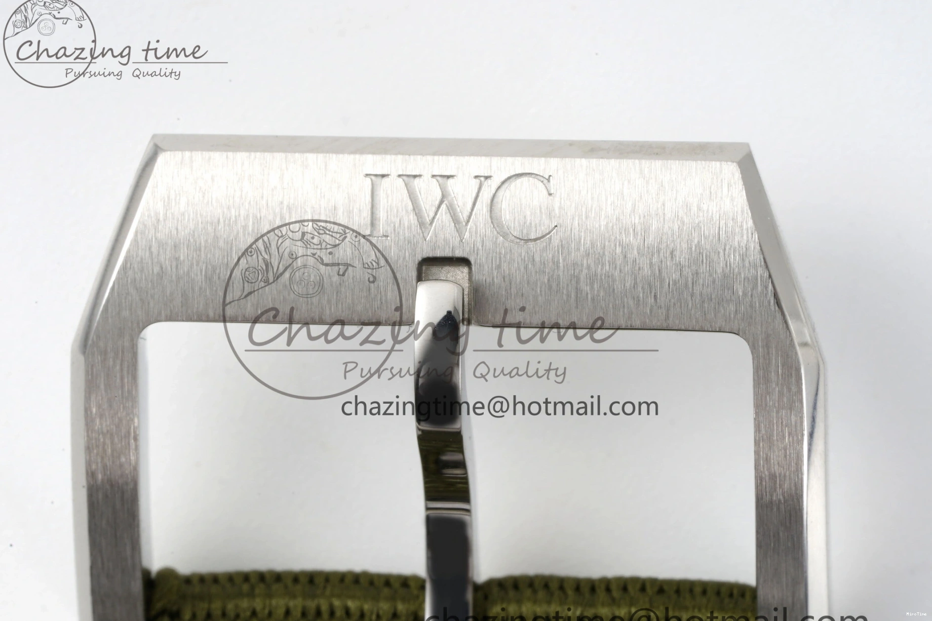 MIROTIME 0207 Top Gun Pilot Mark XVIII Limited “SFTI” M+F 1:1 Best Edition Black Dial on Green Nylon Strap A WaterResistant 7064